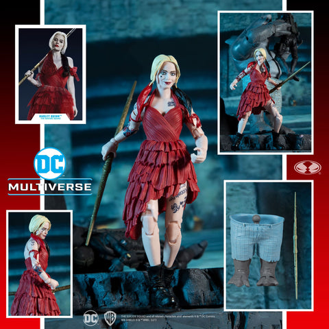 Bounty Collectibles & Toys - McFarlane DC Build-A-Figure Suicide Squad Harley Quinn 7-Inch Action Figure