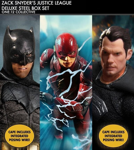 Bounty Collectibles & Toys - Mezco Toyz DC Zack Snyder Justice League Deluxe One.12 Collective Steel Boxed Set