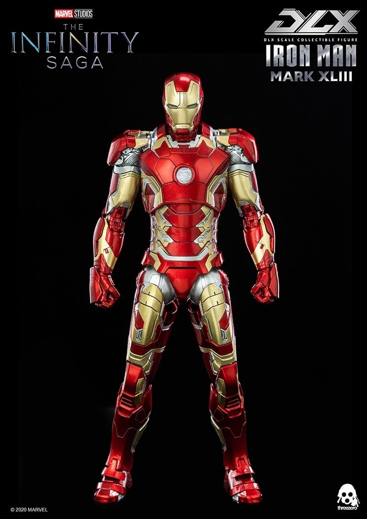 アイアンマン マーク43 DLX threezero 1/12 Threezero Marvel Infinity Saga Iron Man Mark 43 DLX 1:12