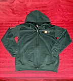 Gildan Heavy Blend Full Zip Hooded Sweatshirt (Forest Green)