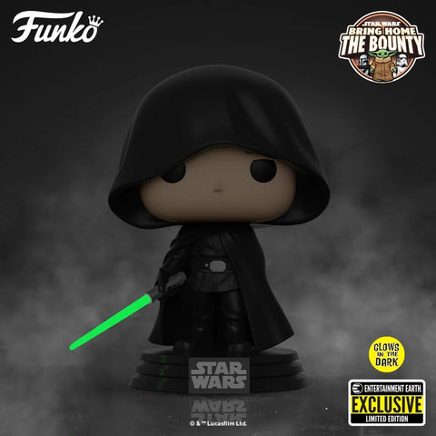 Funko Pop Star Wars The Mandalorian Luke Glow in the Dark