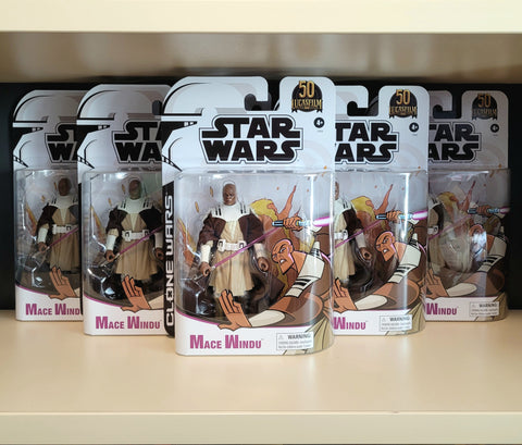 Bounty Collectibles & Toys - Star Wars The Black Series Clone Wars Mace Windu 6-Inch Action Figure Case
