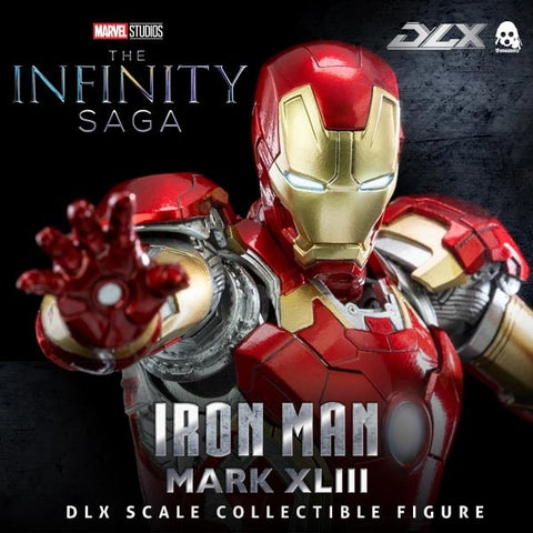 Bounty Collectibles & Toys - Threezero Marvel Infinity Saga Iron Man Mark 43 DLX 1.12 Scale Action Figure