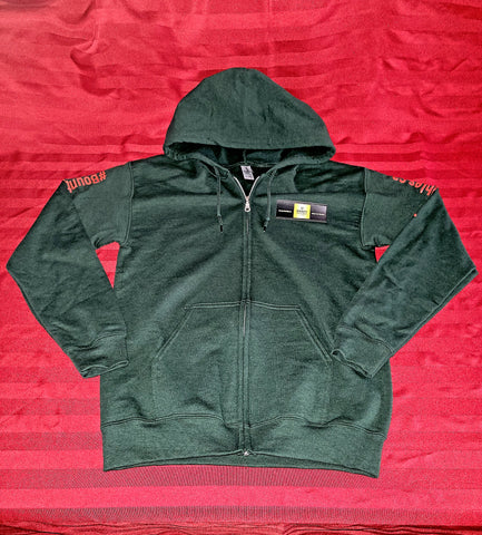 Gildan Heavy Blend Full Zip Hooded Sweatshirt (Forest Green)